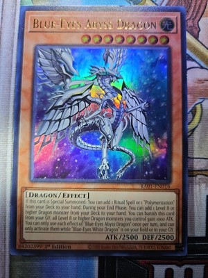 Blue-Eyes Abyss Dragon RA01-EN016 Ikea Rare 1st Ed NM