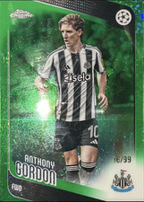 Topps 2025-26 UEFA Club Competitions Anthony Gordon Newcastle Utd #159 16/99