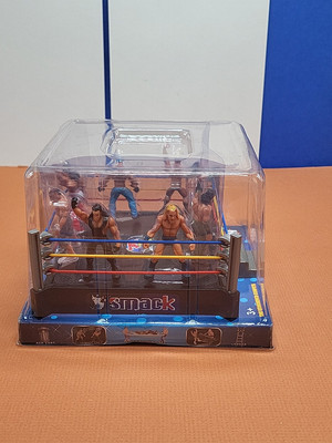 King's Super Power Mini Arena 8 Wrestlers Action Ring And Stairs Kids Fun 