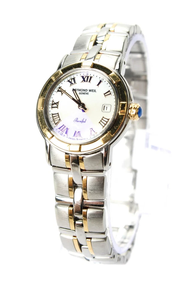 Raymond Weil Womens Two Tone Stainless Steel Parsifal Quartz Date Watch 27mm - Image 2 of 4