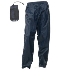 Regatta Professional Pro Packaway Overtrousers NAVY TRW348 Mens Waterproof Pants