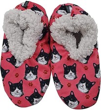Black and White Cat Super Soft Women s Slippers 31