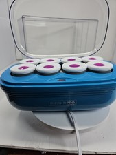 INFINITIPRO CONAIR Instant Heat Tourmaline Jumbo Ceramic Flocked Hot Rollers 2"