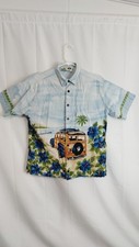 KoKo Island Hawaiian Style Shirt Mens Large Woodys Floral Casual size XL