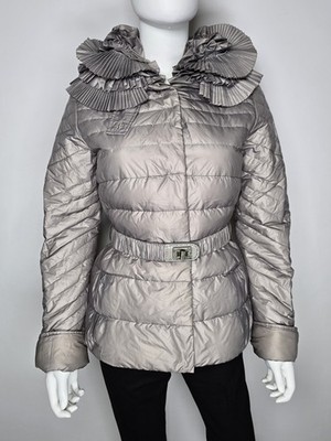 Ermanno Scervino Luxury Puffer Down Jacket | Size IT 40, UK 8