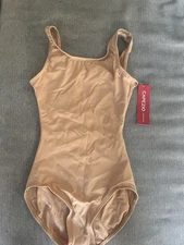 Capezio Women’s Classic Camisole Leotard- TAN- SMALL