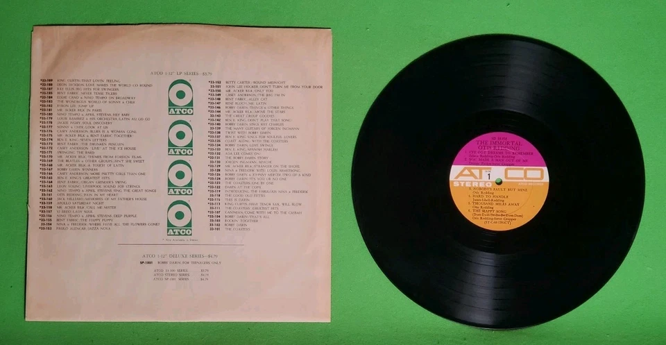 OTIS REDDING The Immortal ATCO RECORDS SD 33-252. First Pressing ST-C681292-1D - Image 3 of 4