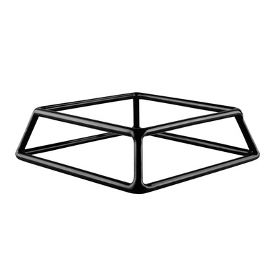Elite Global Solutions SS762-RC Rubber Coated Steel 7 Square Riser''