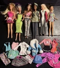 Vintage Mattel Barbie Doll Lot 90s 2000s Mixed Clothes Accessories Fashion TLC