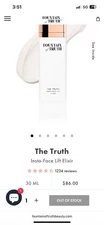 NEW Fountain Of Truth The Truth Insta-Face Lift Elixir 30ml SOLD OUT