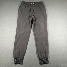 Koi Next Gen Pants Womens XS Gray Jogger Scrub Elastic Waist Pockets Stretch
