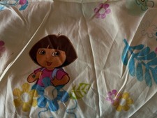 NICKELODEON DORA THE EXPLORER BOOTS Twin Flat  Fitted Sheets