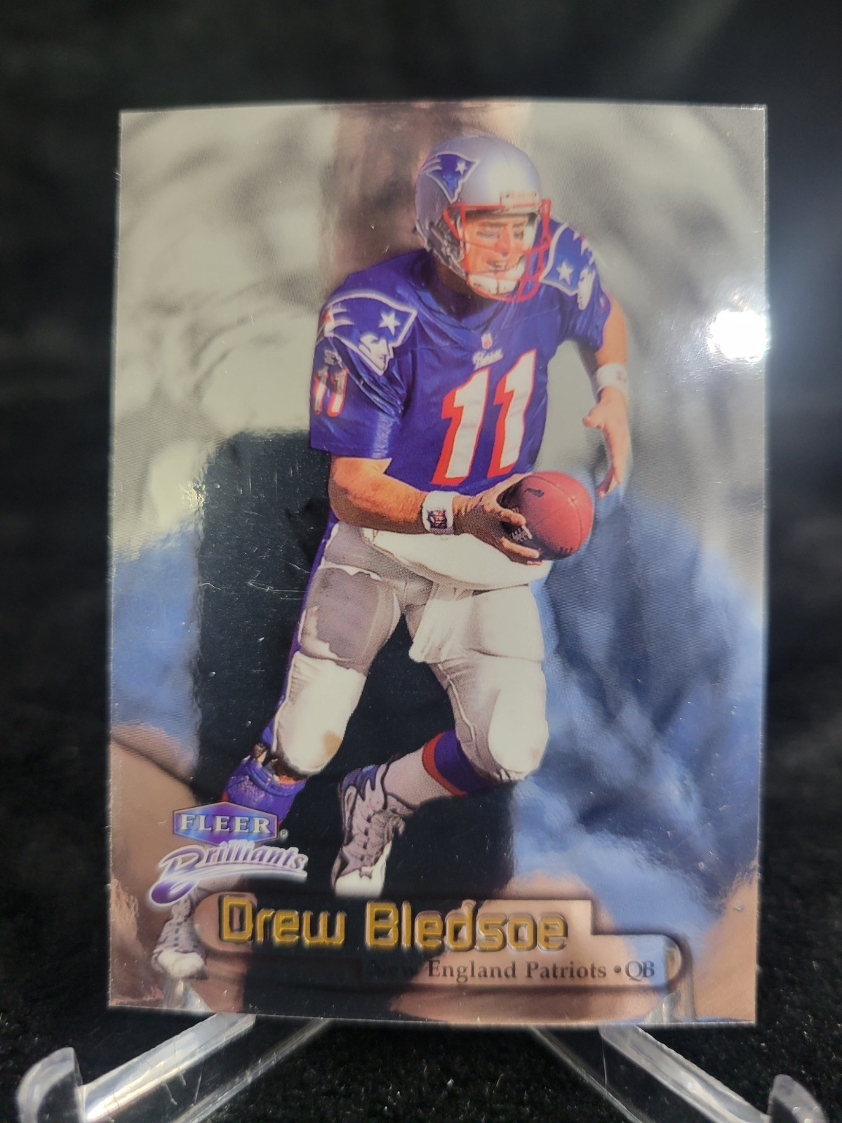 1998 Fleer Brilliants  #10   Drew Bledsoe   New England Patriots     NM