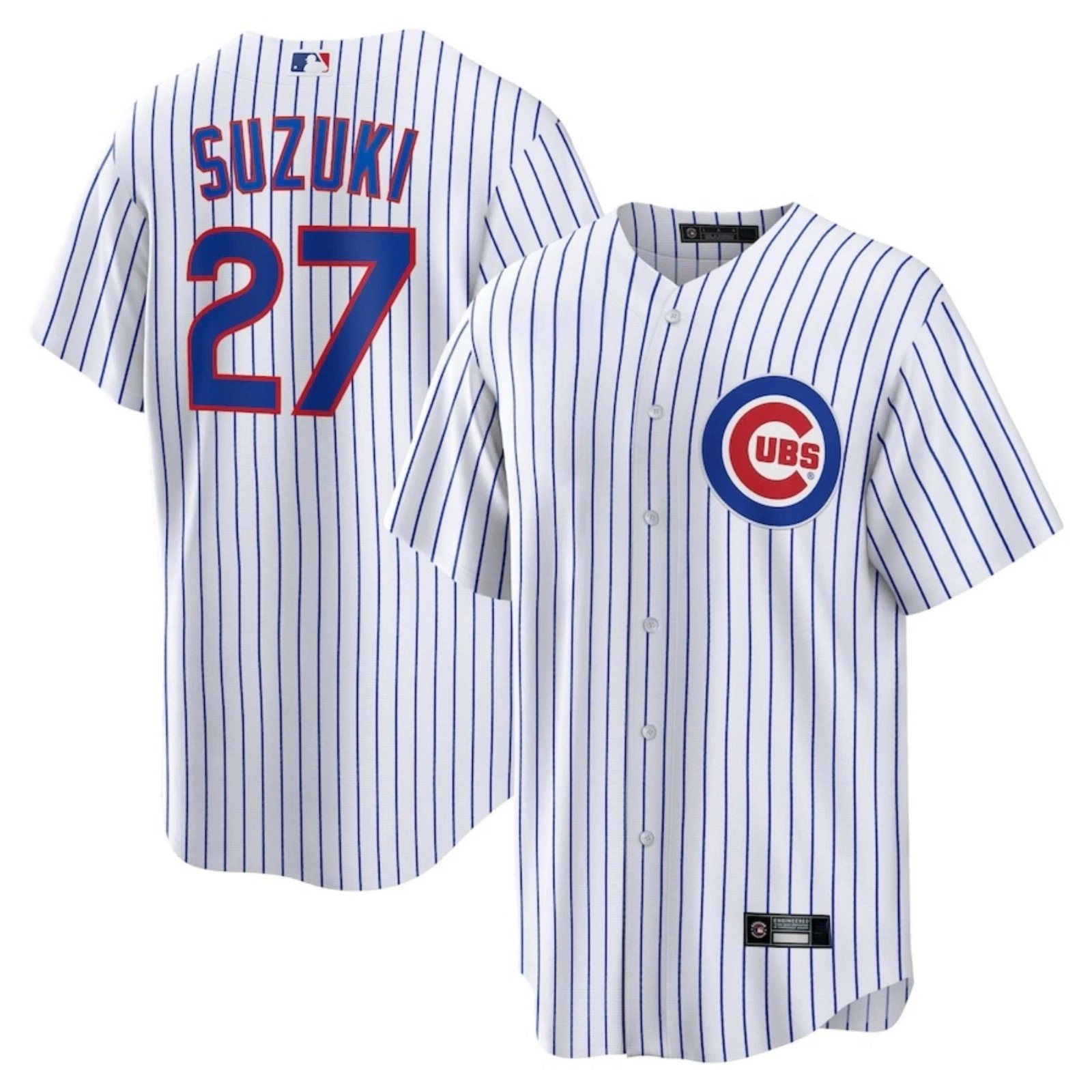 Cubss white spare jersey, limited edition 2025. Printed