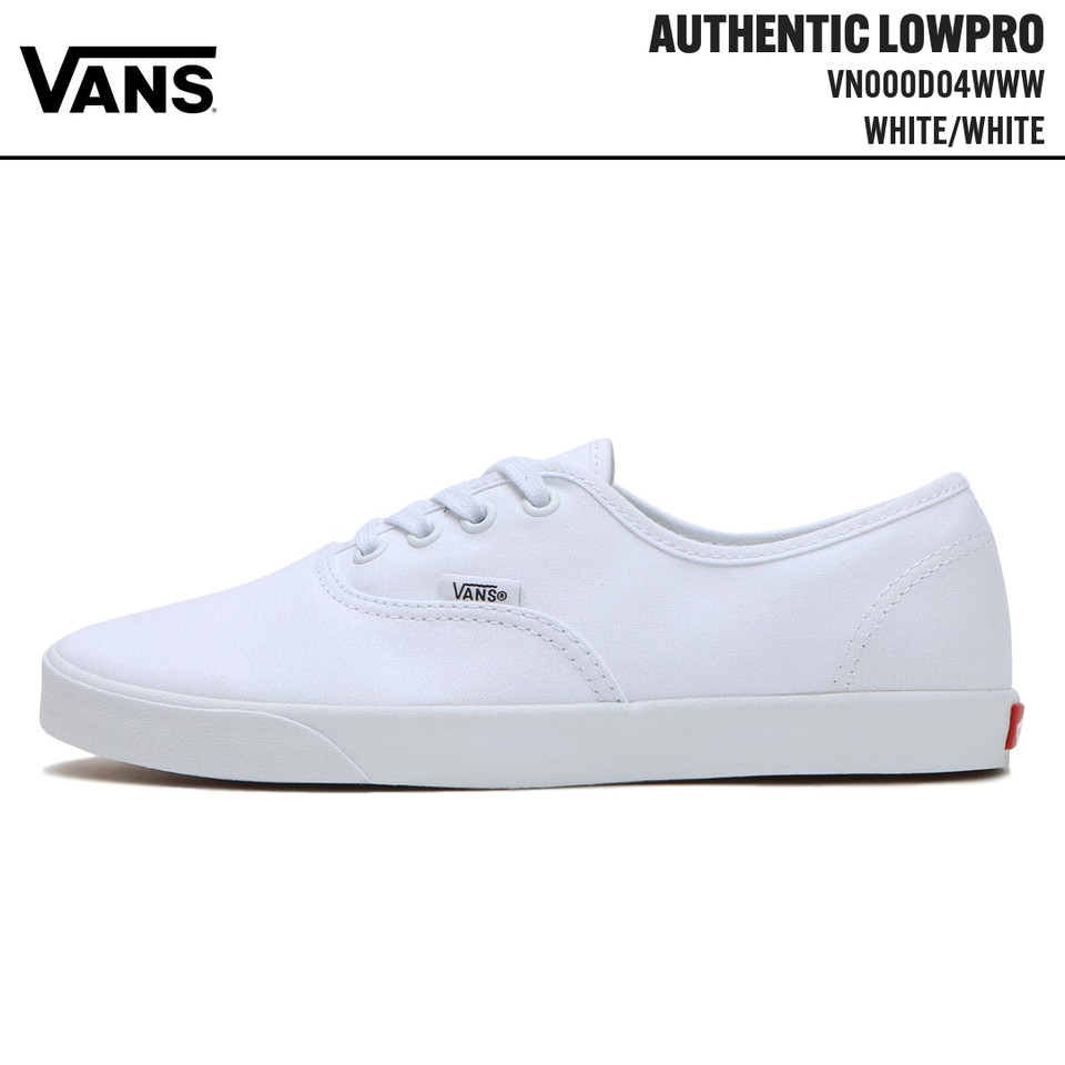 VANS AUTHENTIC LOWPRO VN000D04WWW WHITE WHITE Unisex Sneakers