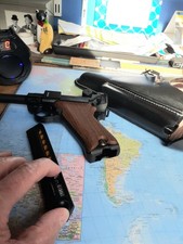 Luger P08 Shell Uitwerpende Laser Speelgoedpistool  + 6 namaak patronen +  Pisto