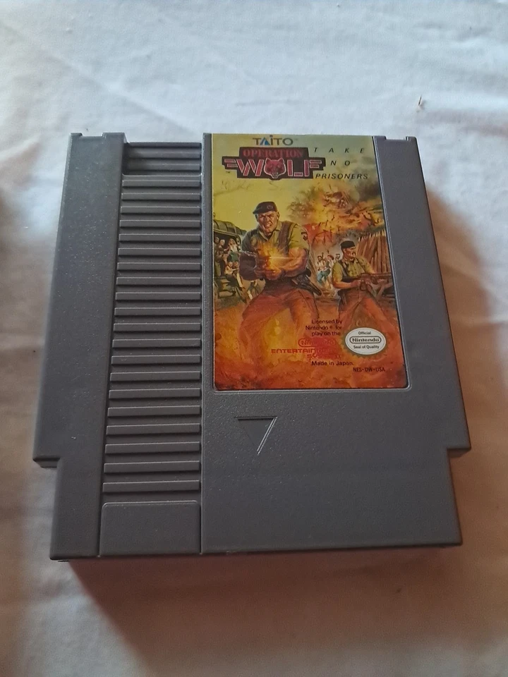 NINTENDO NES Operation Wolf & Gotcha! Probado y funciona garantizado vintage años 80 Foto 3 de 4