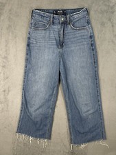 Hollister Jeans Womens 26 S Blue Light Wash Ultra High Rise Baggy Wide Leg