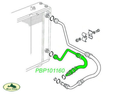 Range Rover Genuine OEM Radiator Mixing Valve Oil Cooler Hose PCH501510