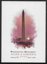 2007 Topps Allen and Ginter #268 Washington Monument