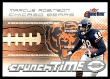 2001 Fleer Game Time Crunch Time#10CT Marcus Robinson Chicago Bears S Carolina