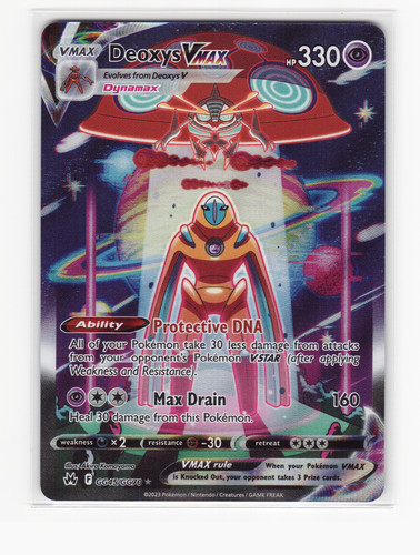 PSA 10 GEM MINT Deoxys VSTAR GG46/GG70 Alt Art Crown Zenith