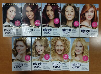 3 Pack: Clairol Nice'n Easy Permanent Hair Color Crème *CHOOSE COLOR*  R7D/E