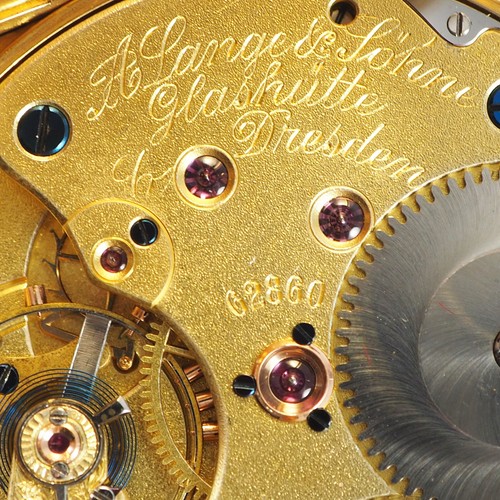 A. Lange & Söhne Taschenuhr in 18ct Roségold - Alter um 1912 - Bild 10 von 11