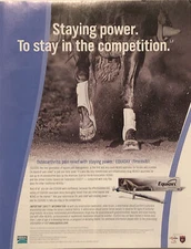 2010 Merial Equioxx Horse PRINT AD Osteoarthritis Pain Relief Advertisement