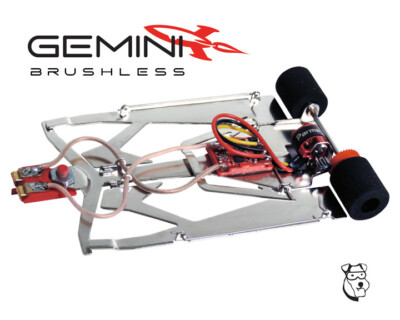 383C 1/24 Mid America GEMINI Brushless Mustang RTR Slot Car 3000Kv