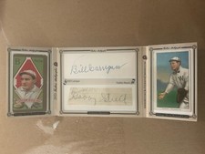 2021 Historic Bill Carrigan Gabby Street dual auto T205 T206 Autograph 1909-12