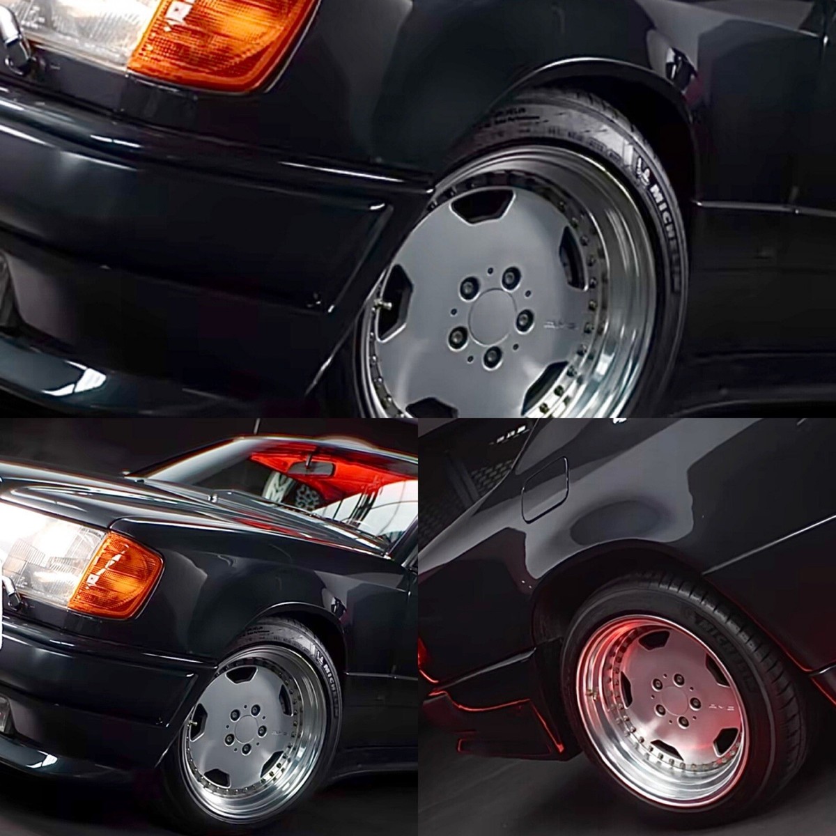 MERCEDES BENZ 18 INCH RIMS WHEELS SET4 NEW 18/8 - 18/9 FITS 129