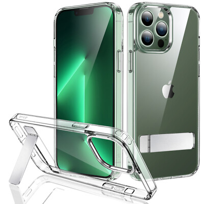 JETech Kickstand Case for iPhone 13 Pro Max, 6.7-Inch, 3-Way Metal Stand