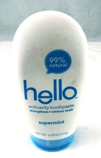 Hello Products Supermint  Anticavity Toothpaste 6.25 oz NEW NWOB READ