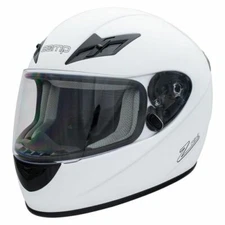 Zamp H759001XL Helmet Full Face White Gloss Moisture-Wicking Liner Snell X-Large