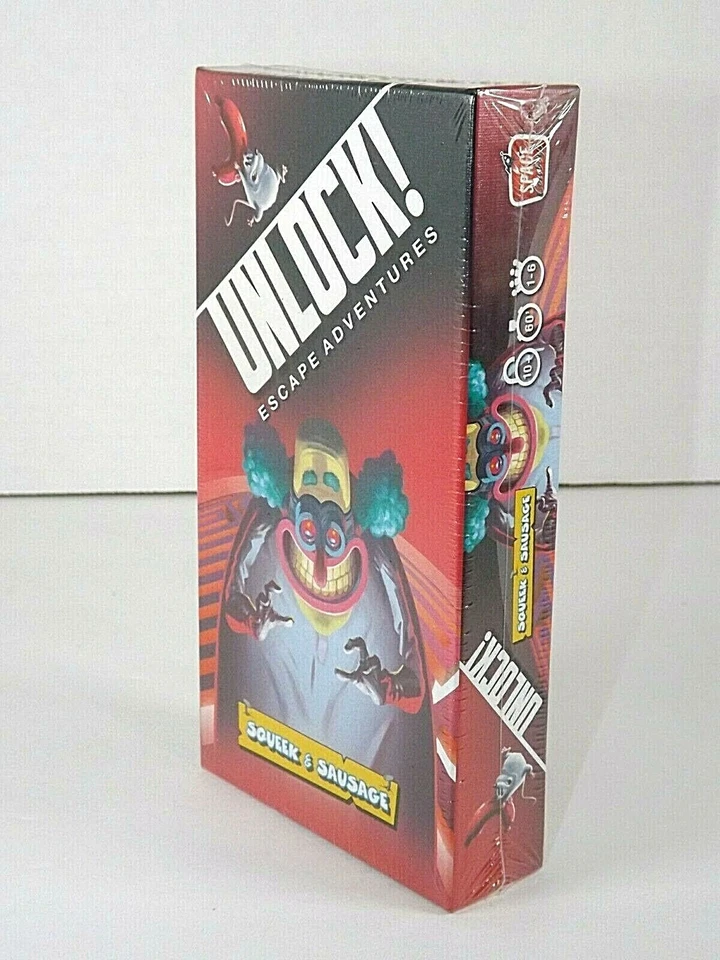 UNLOCK! Squeek & Sausage Card Game Escape Room Strategy Game New Factory Sealed - Image 3 of 4