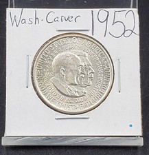 1952 P George Washington Carver Silver 50c Half Dollar Commemorative CHOICE BU