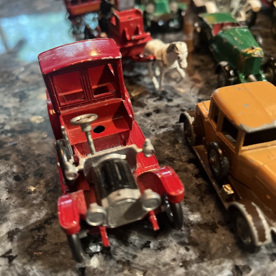 Lote de 13 modelos Lesney de coches fundidos a presión de antaño de colección Bugatti Rolls Royce Foto 2 de 4