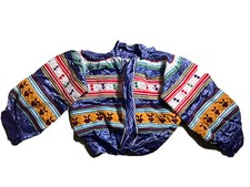 Seminole Native American Patchwork Jacket Children Child Vintage Hand Made
