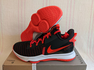 New Mens Size 12 Black Red Nike Lebron Witness V Basketball Shoes CQ9380 005 Nike LeBron Witness V CQ9380 005 Black/Bright Crimson New  main image 4