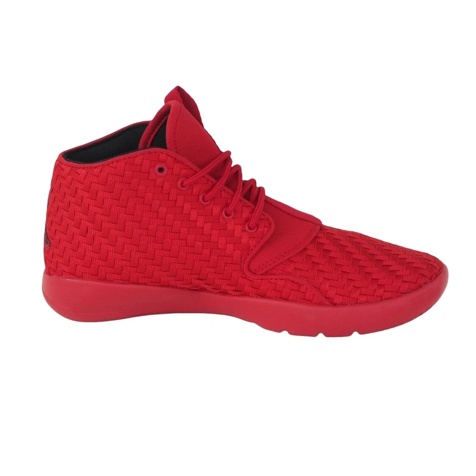 Nike Niños Air Eclipse Chukka Tejido BG Zapatos 881461 601 Baloncesto Rojo Talla 5 Y Foto 2 de 4