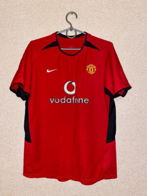 Manchester United Home football shirt 2002 - 2004 XL Boys rare | eBay