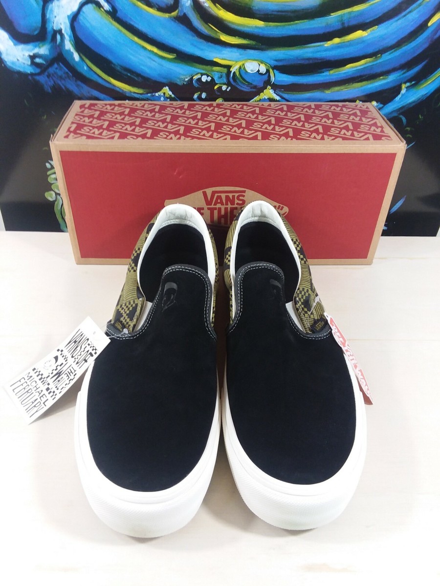 Vans Classic Slip On Michael February Black Olive Mens UltraCush Shoes NIB Vans | Shoes | Vans Classic Slip On Michael February Black  main image 2