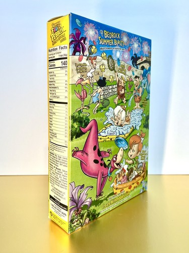 〽️ New Unopened Limited Edition Post Summer Fruity Pebbles Rice Cereal 10oz - Picture 2 of 2
