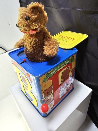 Vintage 2002 Schylling Bär in einer Box, Teddybär Jack in der Box. - Bild 5 von 6