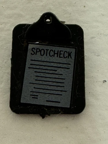 GI Joe 1985 Check Point Alpha Clipboard Part Accessory