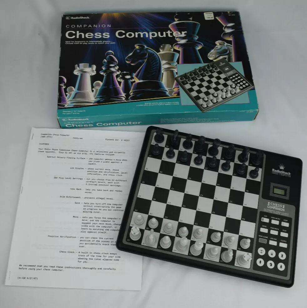 Radio Shack Chess Computer Companion VTG 60-2216 No Box. Read