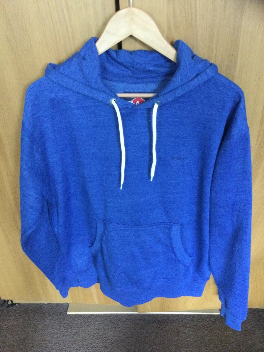 Sudadera con capucha azul Lee Cooper para hombre - nueva