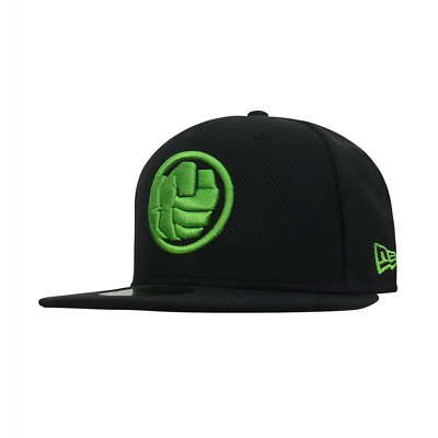 Hulk Fist Symbol 59Fifty Fitted Hat Black