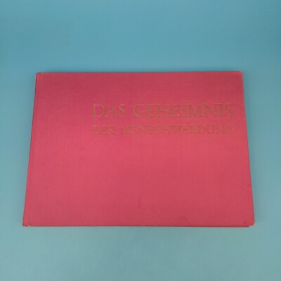 Das Geheimnis Menschwerdung by Karl Saller Schmitz 1964 sex medical rare book